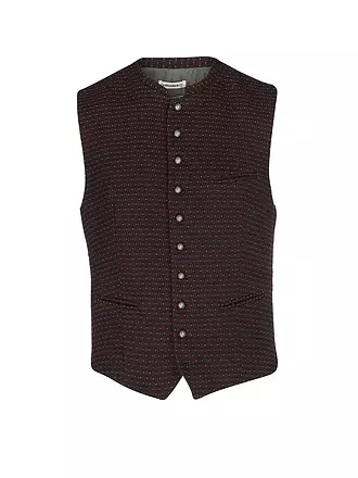 GOTTSEIDANK | Gilet traditionnel KONSTANTIN | dunkelrot